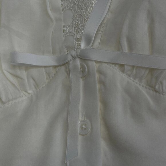 Reformation Women’s Ketra Slim Fit V-Neck Midi Dress Ivory - Picture 11 of 16